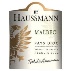 By Haussmann Malbec Pays d'Oc - Vin rouge de Languedoc 2022