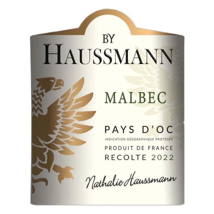 By Haussmann Malbec Pays d'Oc - Vin rouge de Languedoc 2022