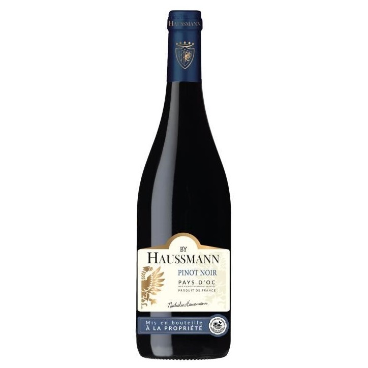 By Haussmann Pinot Noir Pays d'Oc - Vin rouge de Languedoc 2024