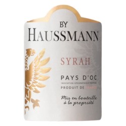 By Haussmann Syrah 2023/2024 Pays d'Oc - Vin rouge de Languedoc