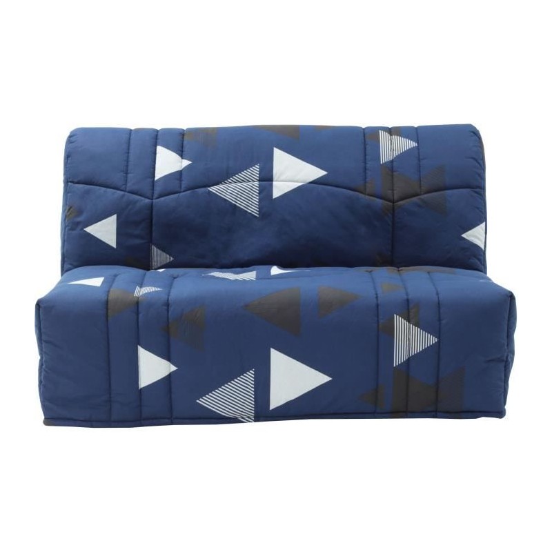 Banquette BZ DREAM - Tissu 100% Coton bikini bleu - Couchage 140x190 c Banquette BZ DREAM - Tissu 100% Coton bikini bleu - Couchage 140x190 c
