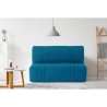Banquette BZ DREAM - Tissu 100% Coton bleu canard - Couchage 140x190 c