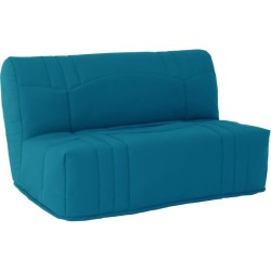 Banquette BZ DREAM - Tissu 100% Coton bleu canard - Couchage 140x190 c