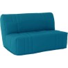 Banquette BZ DREAM - Tissu 100% Coton bleu canard - Couchage 140x190 c