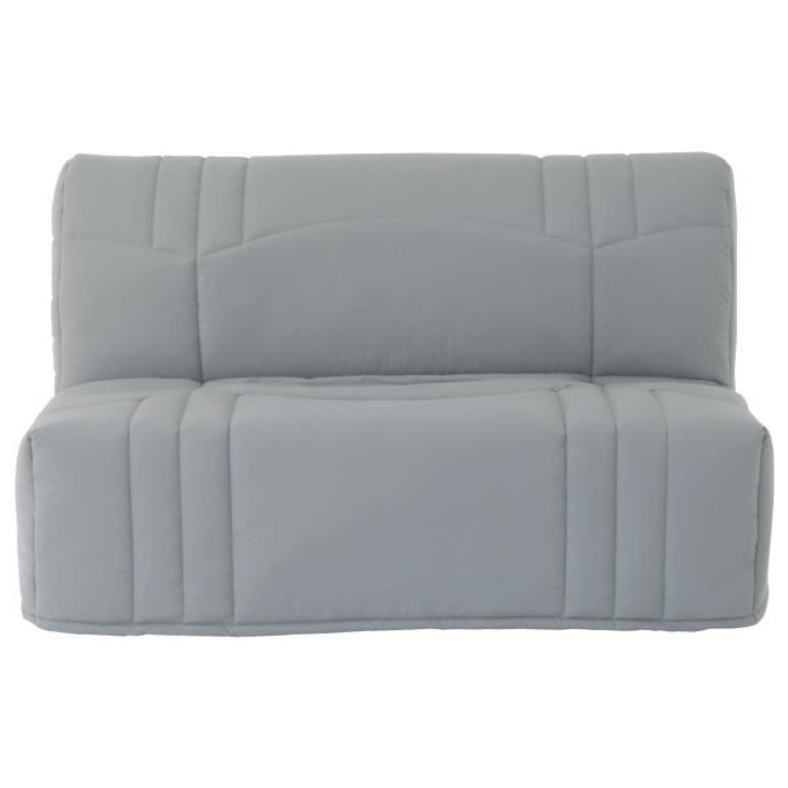 Banquette BZ DREAM - Tissu 100% Coton gris clair - Couchage 140x190 cm