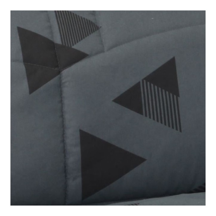 Banquette BZ DREAM - Gris bikini - 2 places - 100% coton - L 145 x P 100 x H 90 cm