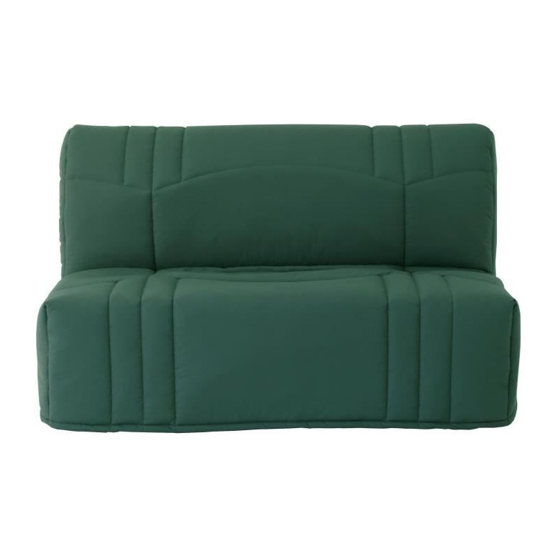 Banquette BZ DREAM - Tissu 100% Coton vert foret - Couchage 140x190 cm Banquette BZ DREAM - Tissu 100% Coton vert foret - Couchage 140x190 cm