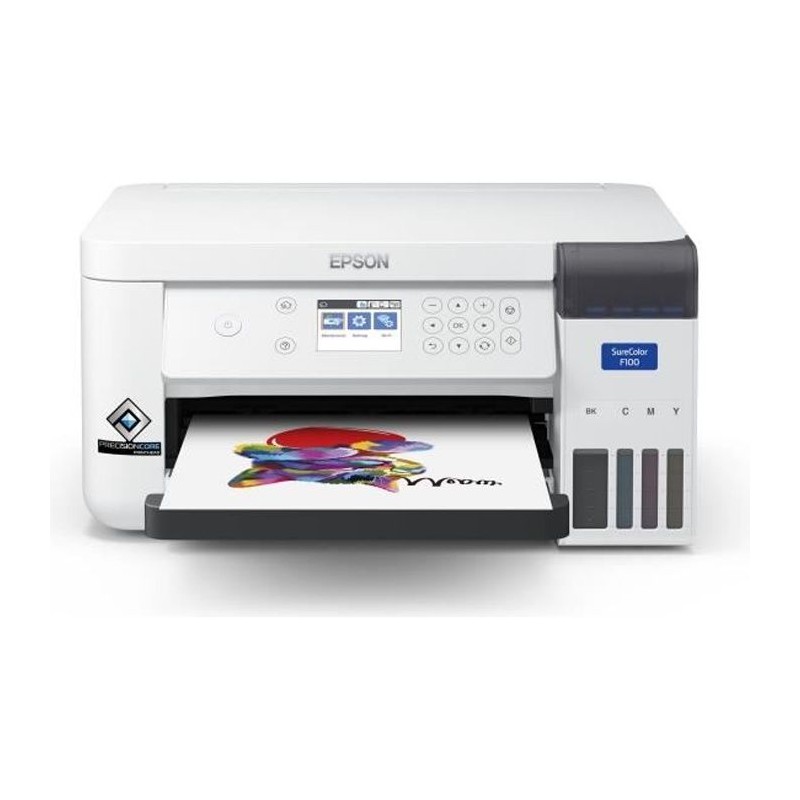 Imprimante a sublimation EPSON SC F100 - A4 économique - USB 2.0 - LA Imprimante a sublimation EPSON SC F100 - A4 économique - USB 2.0 - LA