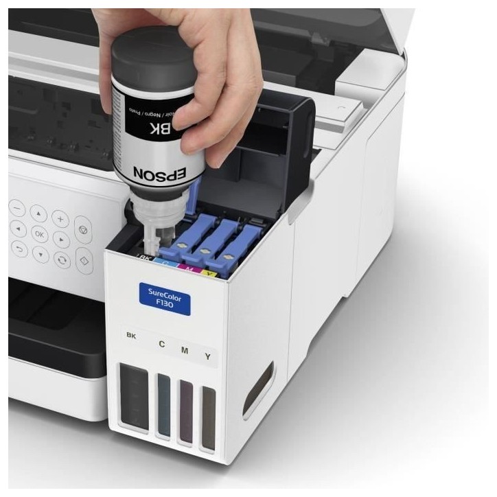 Imprimante a sublimation EPSON SC F100 - A4 économique - USB 2.0 - LAN - Wi-Fi