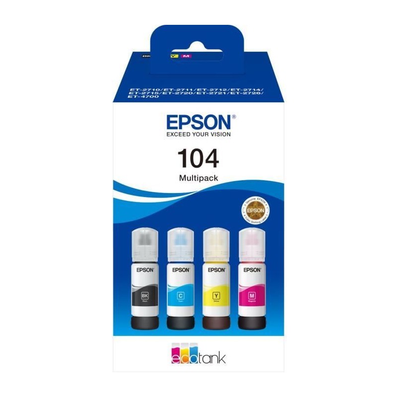 Cartouche d'encre Epson Multipack 104 Cartouche d'encre Epson Multipack 104