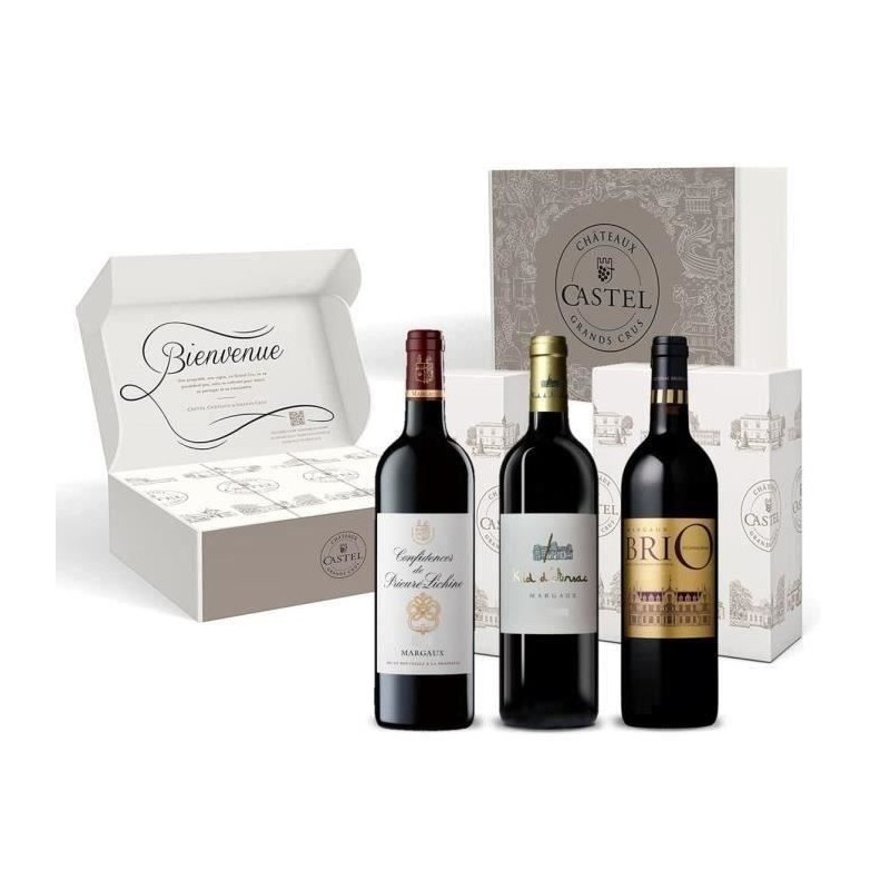Coffret Découverte Vins de Margaux : Confidences de Prieuré Lichine Coffret Découverte Vins de Margaux : Confidences de Prieuré Lichine