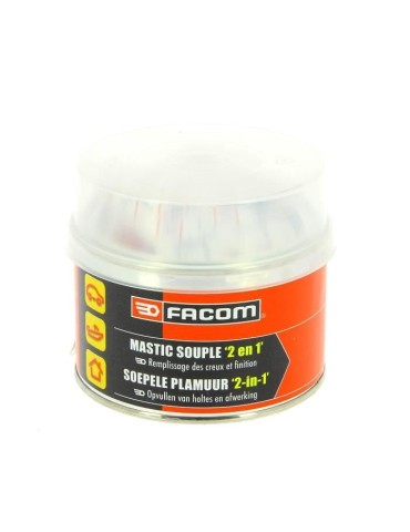 FACOM Mastic polyester souple 2en1 - Avec durcisseur - 500 g