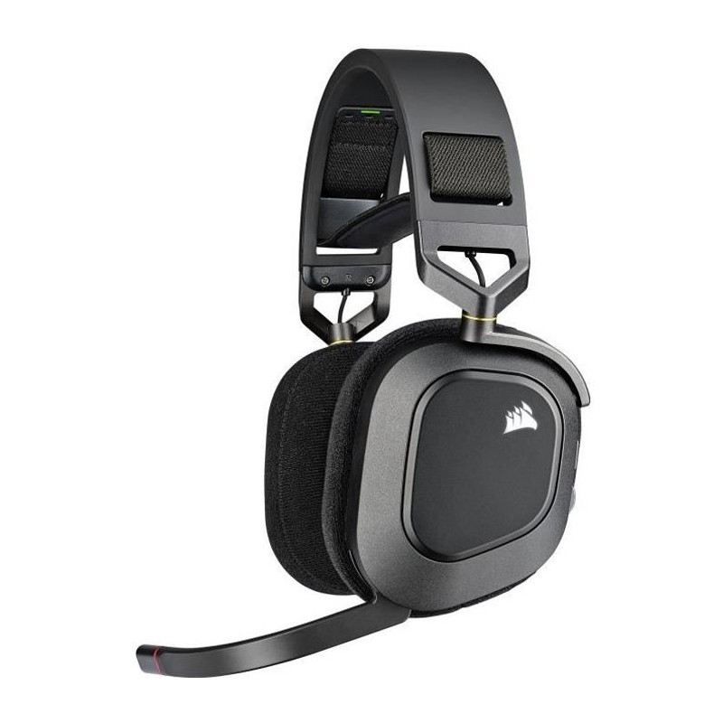 Casque sans fil HS80 RGB - Carbone CORSAIR - Casque micro - Dolby Atmo Casque sans fil HS80 RGB - Carbone CORSAIR - Casque micro - Dolby Atmo