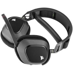 Casque sans fil HS80 RGB - Carbone CORSAIR - Casque micro - Dolby Atmo