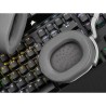 Casque gaming CORSAIR HS65 SURROUND - Blanc, son surround Dolby Audio
