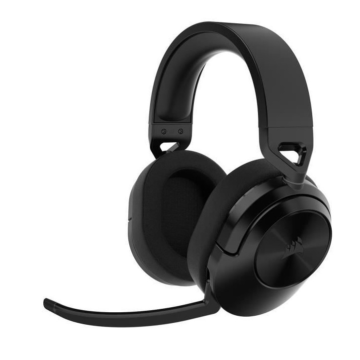Casque PC Corsair Casque Gaming sans fil HS55 Wireless Carbon, PC et PS5. Casque PC Corsair Casque Gaming sans fil HS55 Wireless Carbon, PC et PS5.