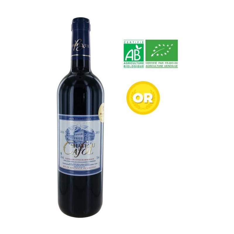 Château Cafol 2015 Castillon Côtes de Bordeaux - Vin rouge de Bordea Château Cafol 2015 Castillon Côtes de Bordeaux - Vin rouge de Bordea