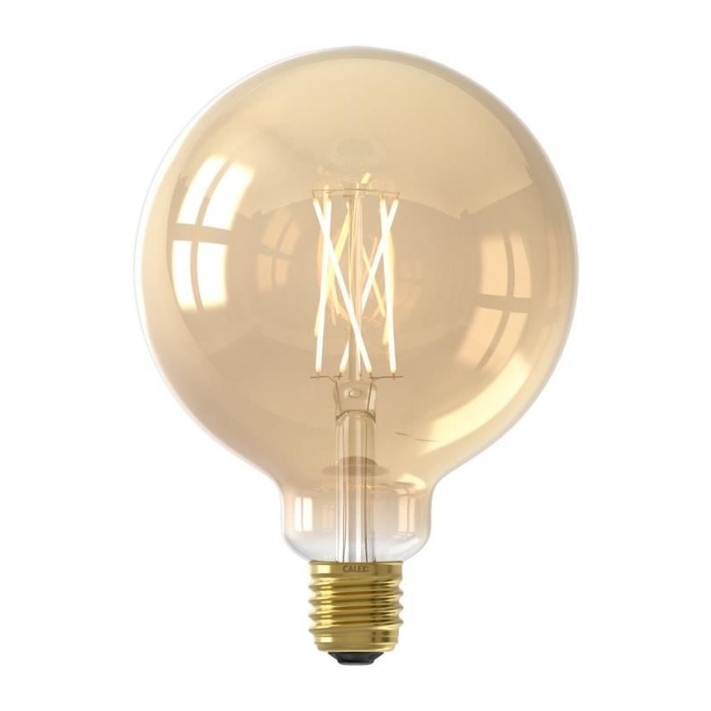 Ampoule LED Filament connectée Globe ambré G125 E27 - CALEX - 7W - 8 Ampoule LED Filament connectée Globe ambré G125 E27 - CALEX - 7W - 8
