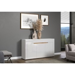 Buffet 3 portes et 2 tiroirs L150 cm - 150 cm X 39 cm X 84 cm - Milan
