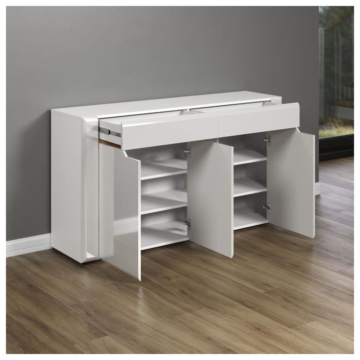 Buffet 3 portes et 2 tiroirs L150 cm - 150 cm X 39 cm X 84 cm - Milan