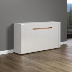 Buffet 3 portes et 2 tiroirs L150 cm - 150 cm X 39 cm X 84 cm - Milan