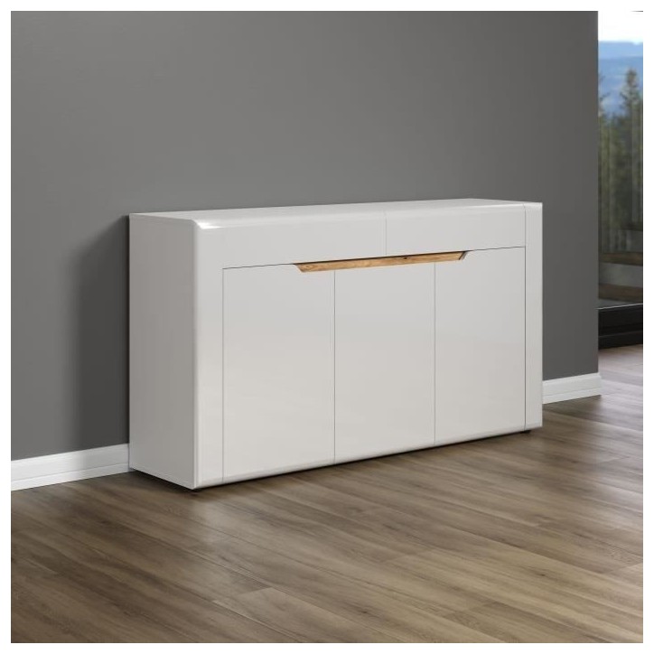 Buffet 3 portes et 2 tiroirs L150 cm - 150 cm X 39 cm X 84 cm - Milan