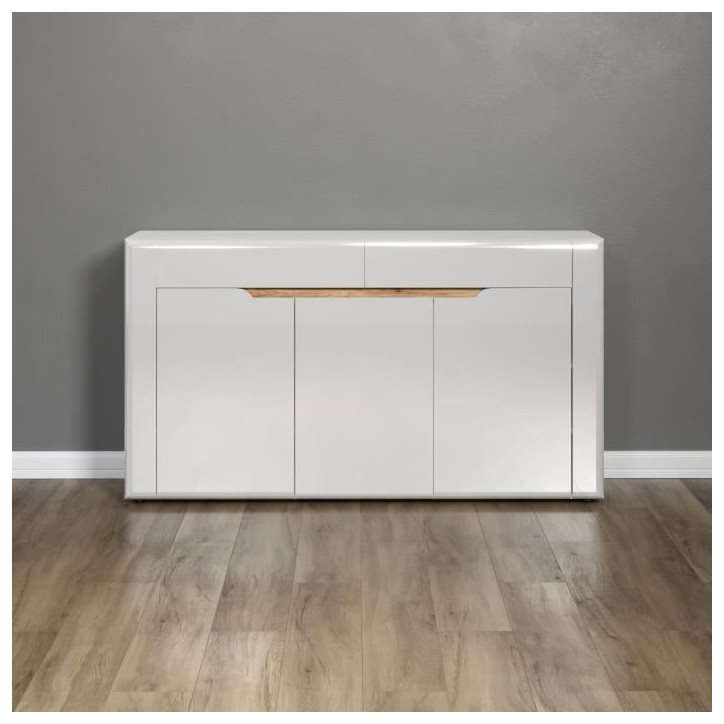 Buffet 3 portes et 2 tiroirs L150 cm - 150 cm X 39 cm X 84 cm - Milan