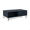 Table basse - CARACAS 55A - Bleu marine - 2 tiroirs, 2 niches - 110 x