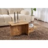 Table basse - HARMONY - Rectangulaire - Pin Atlantique - 80 x 40 x 40