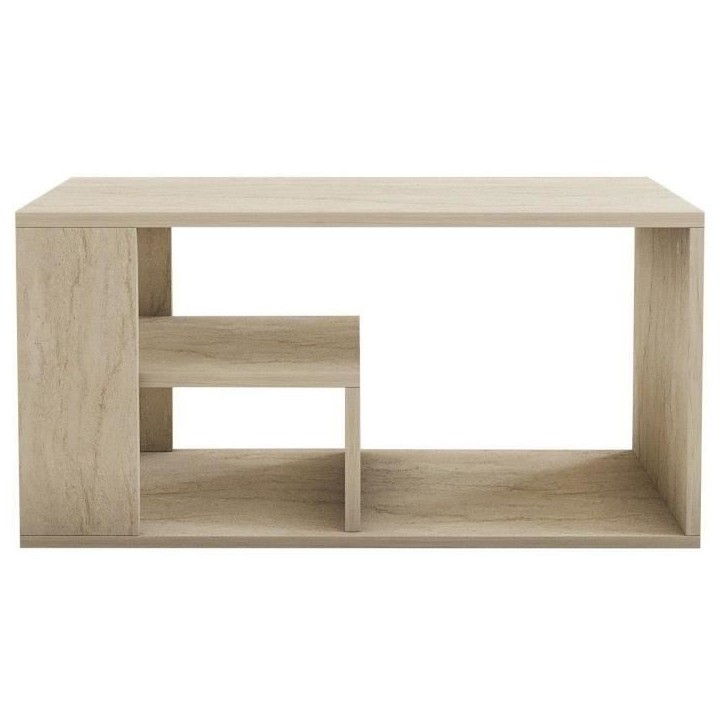 Table basse - EROS - Rectangulaire - Travertin - 80 x 50 x 40 cm