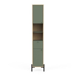 Colonne de salle de bain - 2 portes - 1 tiroir - L38,8 x P33,1 x H201,