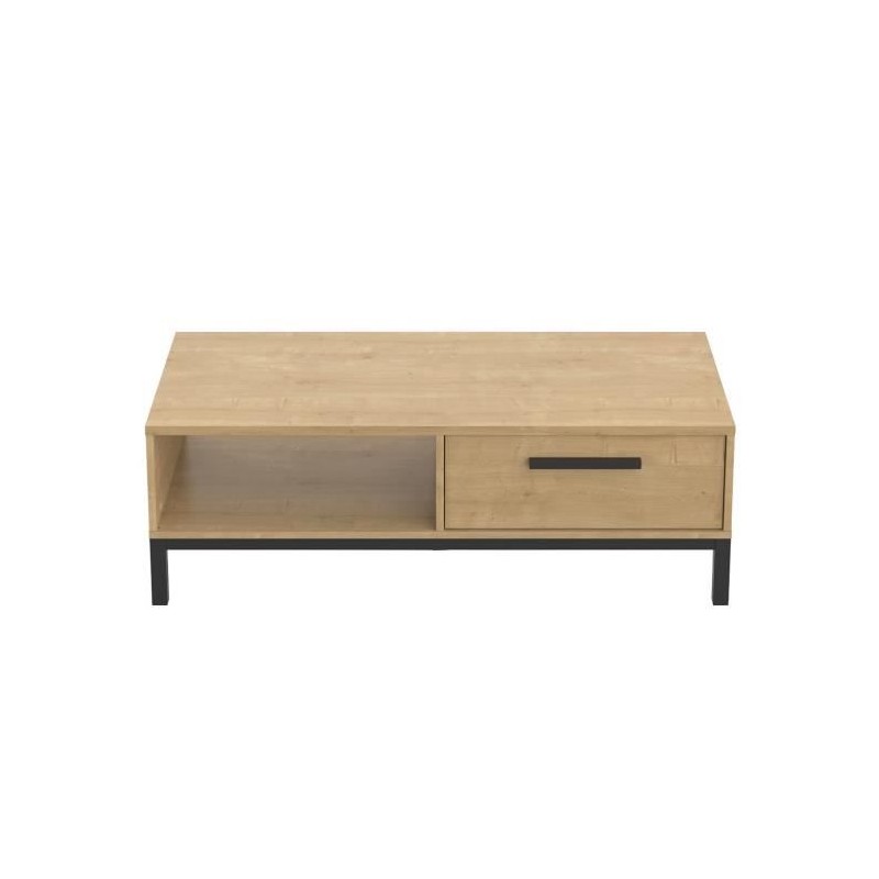 Table basse 1 tiroir / 1 niche - CRAFT - Rectangulaire - Chene Hamilto Table basse 1 tiroir / 1 niche - CRAFT - Rectangulaire - Chene Hamilto