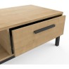 Table basse 1 tiroir / 1 niche - CRAFT - Rectangulaire - Chene Hamilto
