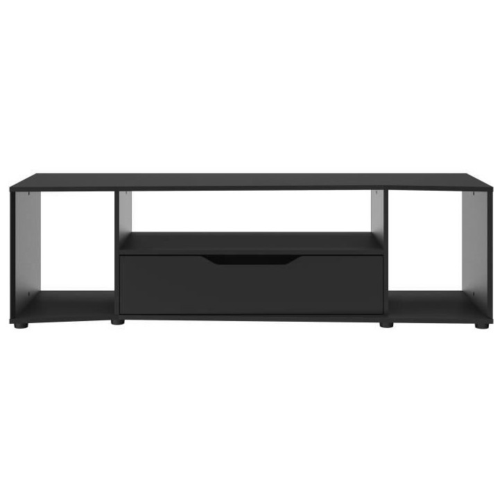Meuble TV gamer - HACK - Noir - 163 x 45 x 48 cm - DIAGONE