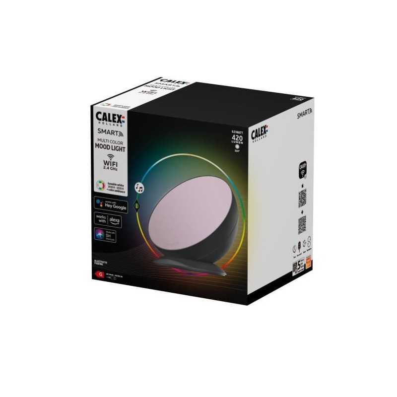 CALEX - Smart Moodlight 5W 420lm RGBCCT 3000-6500K CALEX - Smart Moodlight 5W 420lm RGBCCT 3000-6500K