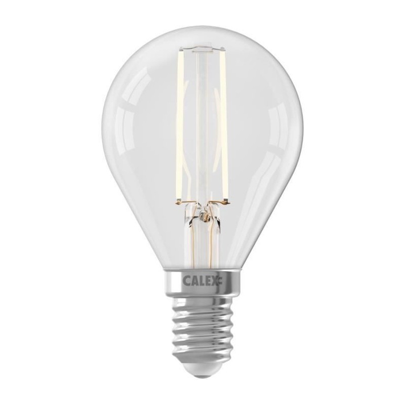 Ampoule LED E14 - CALEX - BALL P45 - Filament droit - 3,5 W - 250 lm - Ampoule LED E14 - CALEX - BALL P45 - Filament droit - 3,5 W - 250 lm -