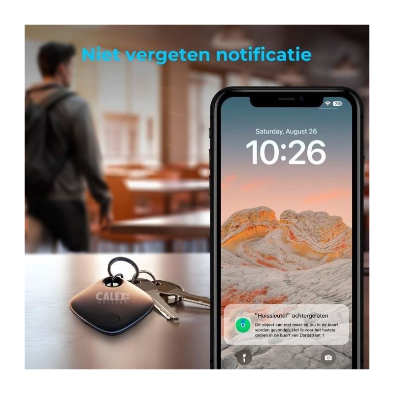 Smart tag - CALEX - Bluetooth tracker - Compatible avec Apple Smart tag - CALEX - Bluetooth tracker - Compatible avec Apple