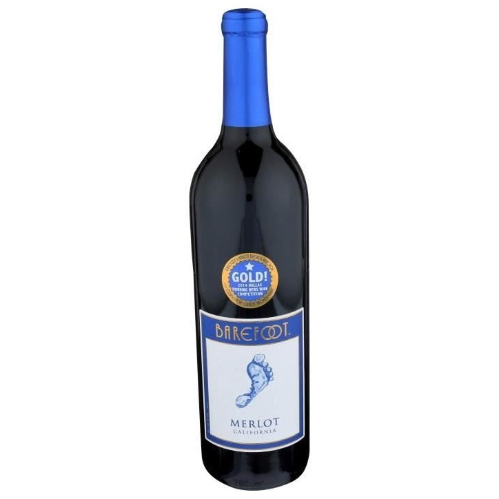 Barefoot Merlot - Vin rouge de Californie