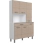 OSLO Buffet de 120 cm - 1 Tiroir et 6 Portes - L 120 x P 40 x H 185 cm - Coloris Chene OSLO Buffet de 120 cm - 1 Tiroir et 6 Portes - L 120 x P 40 x H 185 cm - Coloris Chene
