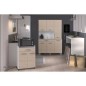 OSLO Buffet de 120 cm - 1 Tiroir et 6 Portes - L 120 x P 40 x H 185 cm - Coloris Chene OSLO Buffet de 120 cm - 1 Tiroir et 6 Portes - L 120 x P 40 x H 185 cm - Coloris Chene