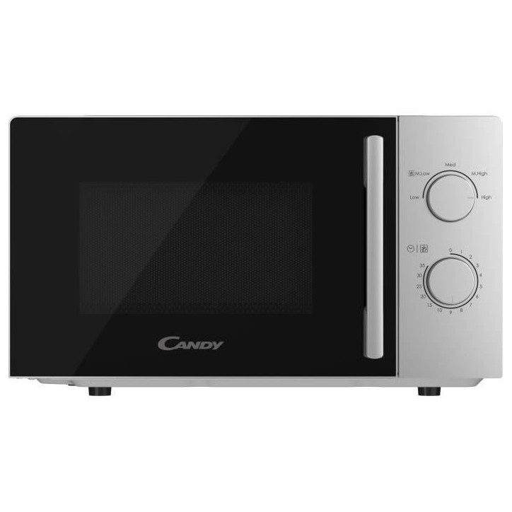 CMW20SMSLI Micro-ondes Mono CANDY Idea - 20L - MO : 700W - UI mécanique - 5 niveaux de puissance - Silver CMW20SMSLI Micro-ondes Mono CANDY Idea - 20L - MO : 700W - UI mécanique - 5 niveaux de puissance - Silver