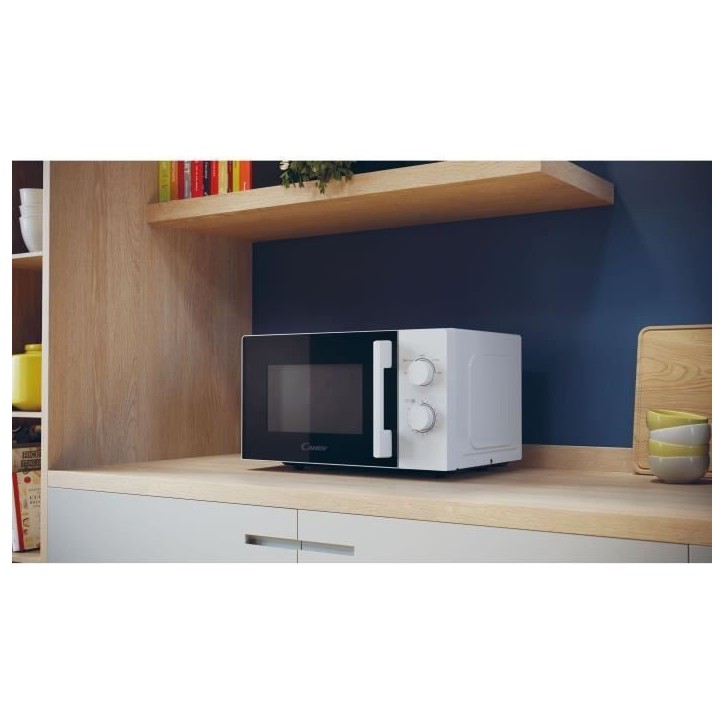 CMW20SMSLI Micro-ondes Mono CANDY Idea - 20L - MO : 700W - UI mécanique - 5 niveaux de puissance - Silver CMW20SMSLI Micro-ondes Mono CANDY Idea - 20L - MO : 700W - UI mécanique - 5 niveaux de puissance - Silver