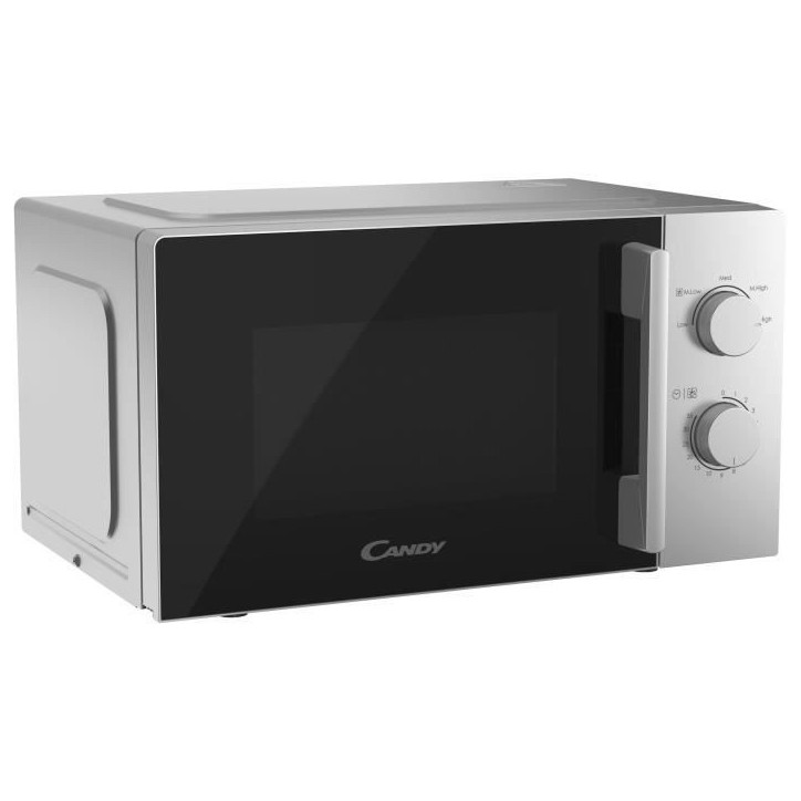 CMW20SMSLI Micro-ondes Mono CANDY Idea - 20L - MO : 700W - UI mécanique - 5 niveaux de puissance - Silver CMW20SMSLI Micro-ondes Mono CANDY Idea - 20L - MO : 700W - UI mécanique - 5 niveaux de puissance - Silver