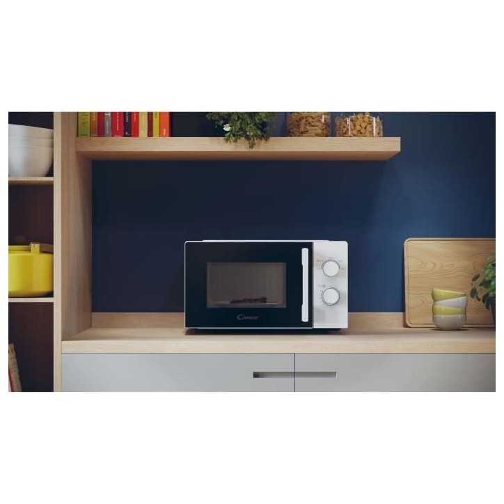 CMW20SMSLI Micro-ondes Mono CANDY Idea - 20L - MO : 700W - UI mécanique - 5 niveaux de puissance - Silver CMW20SMSLI Micro-ondes Mono CANDY Idea - 20L - MO : 700W - UI mécanique - 5 niveaux de puissance - Silver