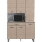 OSLO Buffet de 120 cm - 1 Tiroir et 6 Portes - L 120 x P 40 x H 185 cm - Coloris Chene OSLO Buffet de 120 cm - 1 Tiroir et 6 Portes - L 120 x P 40 x H 185 cm - Coloris Chene