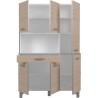 OSLO Buffet de 120 cm - 1 Tiroir et 6 Portes - L 120 x P 40 x H 185 cm