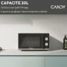 CMG20TNMB Micro-ondes Gril CANDY Moderna 20L 700W - Gril 900W - UI mé