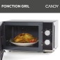 CMG20TNMB Micro-ondes Gril CANDY Moderna 20L 700W - Gril 900W - UI mécanique 6 niveaux de puissance - Fonction Décongélation