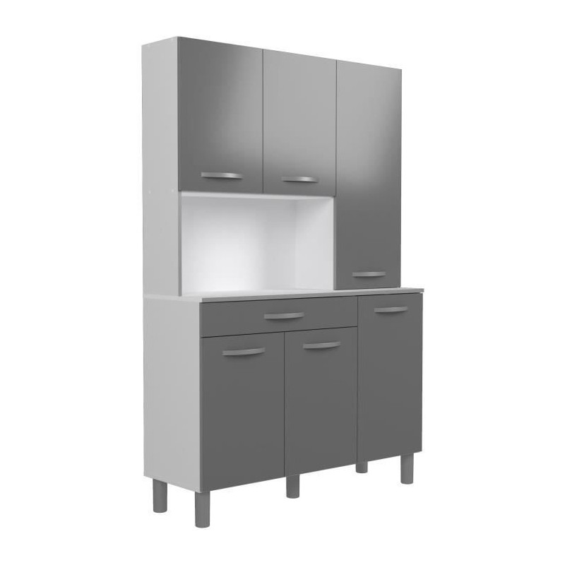 OSLO Buffet de 120 cm - 1 Tiroir et 6 Portes - L 120 x P 40 x H 185 cm OSLO Buffet de 120 cm - 1 Tiroir et 6 Portes - L 120 x P 40 x H 185 cm