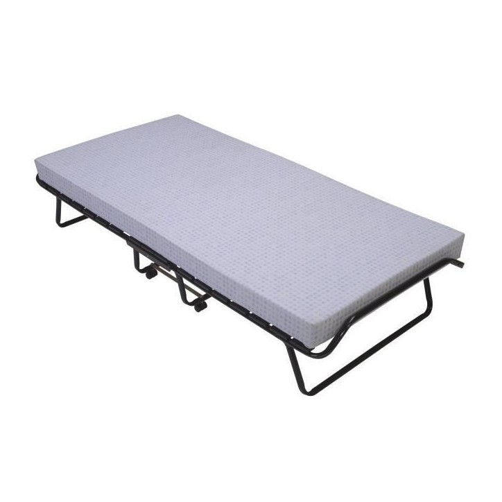 SEDAC Lit d'appoint pliant 17 lattes 90x190cm + Matelas mousse 10 cm SEDAC Lit d'appoint pliant 17 lattes 90x190cm + Matelas mousse 10 cm